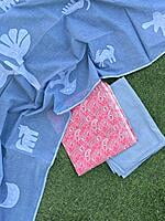 Applique Unstitched Suit-15 Applique Unstitched Suit-15