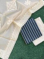Applique Unstitched Suit-5 Applique Unstitched Suit-5
