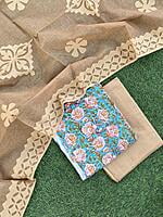 Applique Unstitched Suit-9 Applique Unstitched Suit-9