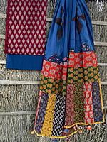 Ajrakh Unstitched Suit-13 Ajrakh Unstitched Suit-13