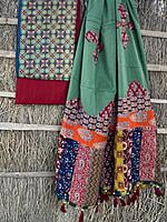Ajrakh Unstitched Suit-7 Ajrakh Unstitched Suit-7