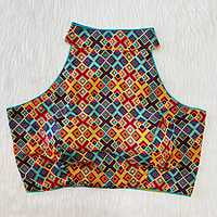 Halter Neck Blouse with cotton lining-10 Halter Neck Blouse with cotton lining-10