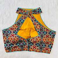 Halter Neck Blouse with cotton lining-3 Halter Neck Blouse with cotton lining-3