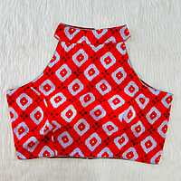 Halter Neck Blouse with cotton lining-7 Halter Neck Blouse with cotton lining-7