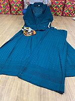 Chikan Anarkali Chikan Mastani-BottleGreen Chikan Anarkali Chikan Mastani-BottleGreen