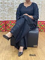 Chikan Kurti Chikan Mastani Set-Black Chikan Kurti Chikan Mastani Set-Black