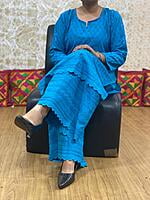 Chikan Kurti Chikan Mastani Set-RoyalBlue Chikan Kurti Chikan Mastani Set-RoyalBlue