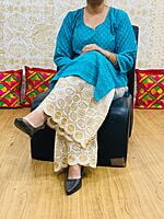 Chikan Kurti Zari Mastani-Rama Chikan Kurti Zari Mastani-Rama
