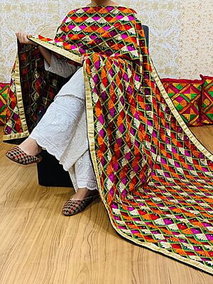 Chinon Phulkari Dupatta-1