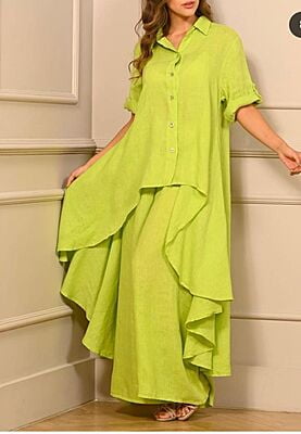 Premium Cotton Co-Ord Set Catalogue 3-Green