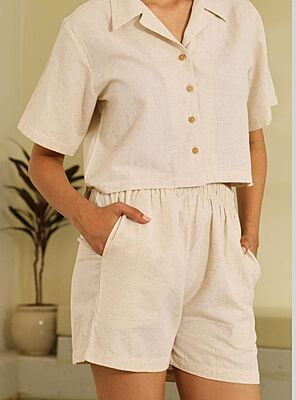 Premium Cotton Co-Ord Set Catalogue 4-Beige