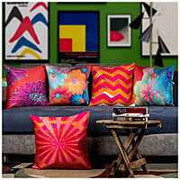 Abstract Digital Printed Cushion Cover Set of 5-14 Abstract Digital Printed Cushion Cover Set of 5-14