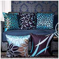 Abstract Digital Printed Cushion Cover Set of 5-4 Abstract Digital Printed Cushion Cover Set of 5-4