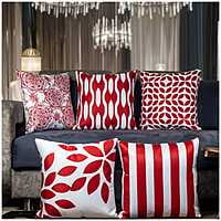 Abstract Digital Printed Cushion Cover Set of 5-8 Abstract Digital Printed Cushion Cover Set of 5-8