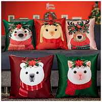 Figures Digital Printed Cushion Cover Set of 5-16 Figures Digital Printed Cushion Cover Set of 5-16