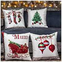 Figures Digital Printed Cushion Cover Set of 5-19 Figures Digital Printed Cushion Cover Set of 5-19
