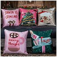 Figures Digital Printed Cushion Cover Set of 5-2 Figures Digital Printed Cushion Cover Set of 5-2