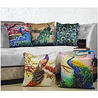 Figures Digital Printed Cushion Cover Set of 5-6 Figures Digital Printed Cushion Cover Set of 5-6