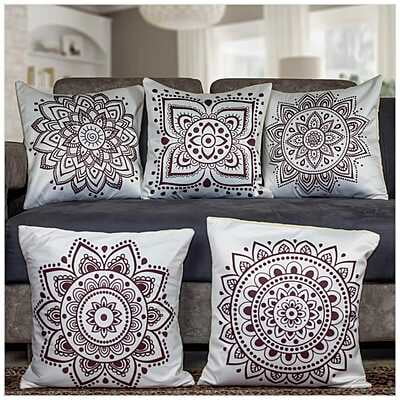 SingleTone Digital Printed Cushion Cover Set of 5-1