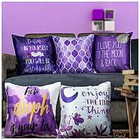 SingleTone Digital Printed Cushion Cover Set of 5-19 SingleTone Digital Printed Cushion Cover Set of 5-19