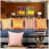 SingleTone Digital Printed Cushion Cover Set of 5-2 SingleTone Digital Printed Cushion Cover Set of 5-2