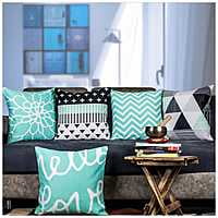 SingleTone Digital Printed Cushion Cover Set of 5-8 SingleTone Digital Printed Cushion Cover Set of 5-8