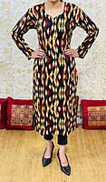 Heavy Rayon Kurti-Black Heavy Rayon Kurti-Black