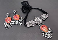 Oxidised Silver Plated Chokar Set-6 Oxidised Silver Plated Chokar Set-6