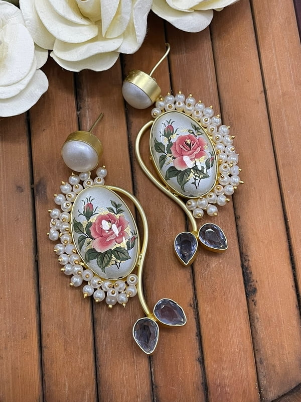 Meenakari Earrings Series 1-1 Meenakari Earrings Series 1-1
