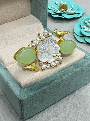 Semi Precious Gemstone Rings Series 1-1