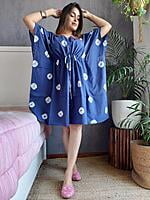 Fine Block Printed Soft Cotton Short Kaftan-4 Fine Block Printed Soft Cotton Short Kaftan-4