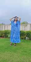 Tie and Dye Kaftan-Blue Tie and Dye Kaftan-Blue