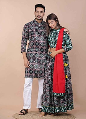 Ethnic Couple Combo Catalogue 1-Green-1