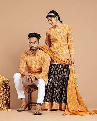 Ethnic Couple Combo Catalogue 1-Mustard-1