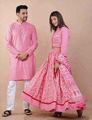 Ethnic Couple Combo Catalogue 1-Pink-1