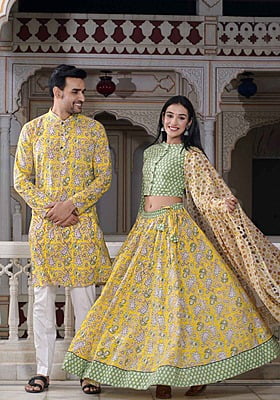 Ethnic Couple Combo Catalogue 1-Yellow-1