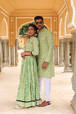 Ethnic Couple Combo Catalogue 2-Green-1