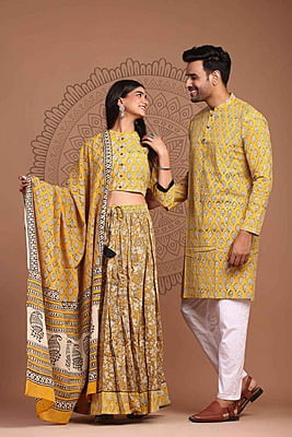 Ethnic Couple Combo Catalogue 2-Mustard