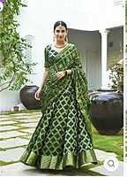 Rajasthani Gharchola Lehenga-BottleGreen-1 Rajasthani Gharchola Lehenga-BottleGreen-1