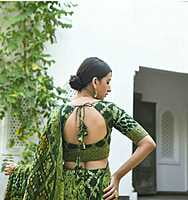 Rajasthani Gharchola Lehenga-BottleGreen-3 Rajasthani Gharchola Lehenga-BottleGreen-3