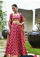 Rajasthani Gharchola Lehenga-Pink-3 Rajasthani Gharchola Lehenga-Pink-3