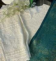Chikan Suit with Banarasi Dupatta-2 Chikan Suit with Banarasi Dupatta-2