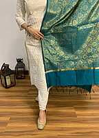 Chikan Suit with Banarasi Dupatta-3 Chikan Suit with Banarasi Dupatta-3