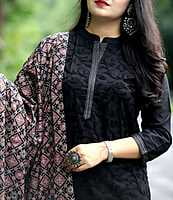 Pure Cotton Self Designed Suit-3 Pure Cotton Self Designed Suit-3
