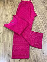Single Tone Kurti Palazzo-Magenta Single Tone Kurti Palazzo-Magenta