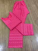 Single Tone Kurti Palazzo-Peach Single Tone Kurti Palazzo-Peach