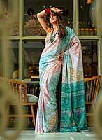 Crepe Digital Printed Saree-7 Crepe Digital Printed Saree-7