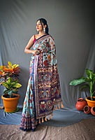 Kalamkari Printed Cotton Saree-2 Kalamkari Printed Cotton Saree-2
