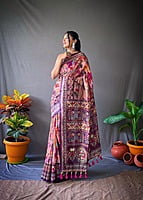 Kalamkari Printed Cotton Saree-3 Kalamkari Printed Cotton Saree-3