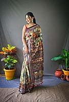 Kalamkari Printed Cotton Saree-5 Kalamkari Printed Cotton Saree-5